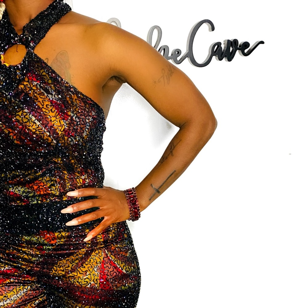 Sequin 2 Piece Pants Set
